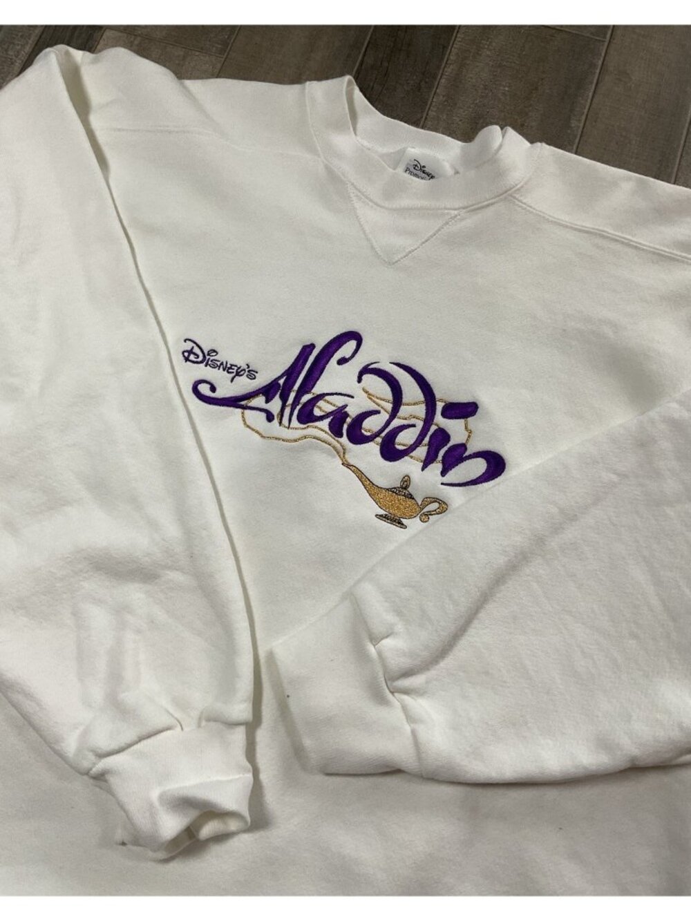 VTG Aladdin Disney Promotional Products Crewneck 1990s Men’s XL Embroidered